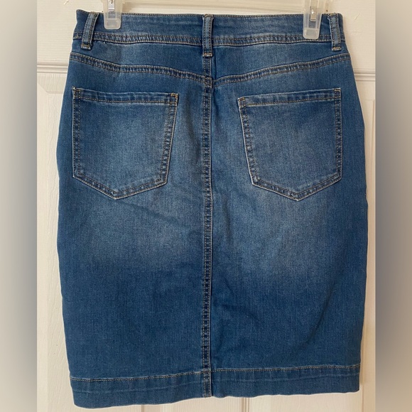 One 5 One   151 Denim Full Zipper Skirt
Size: Small - Picture 2 of 8